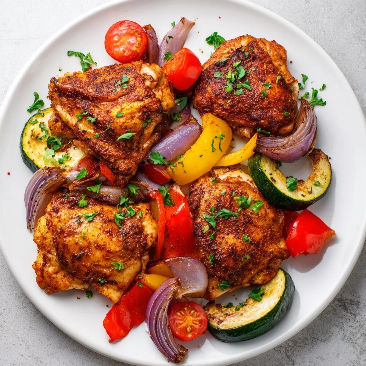 Sheet Pan Chicken Shawarma