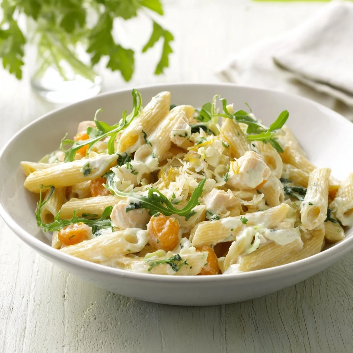 Imagine a bubbling Creamy Spinach Artichoke Protein Pasta Skillet, with vibrant spinach and artichoke pieces mingled throughout.