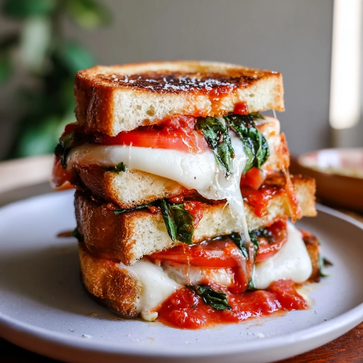 Air Fryer Margherita Cheese
