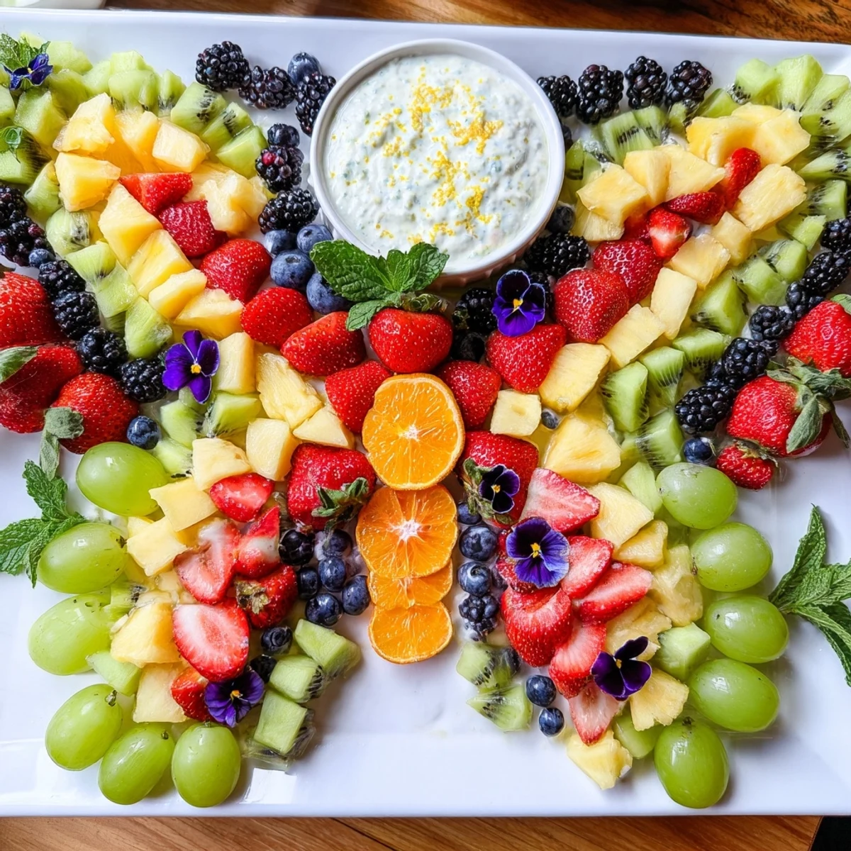 Butterfly Garden Fruit Board, a colorful butterfly-shaped arrangement piled with fresh, juicy fruit.