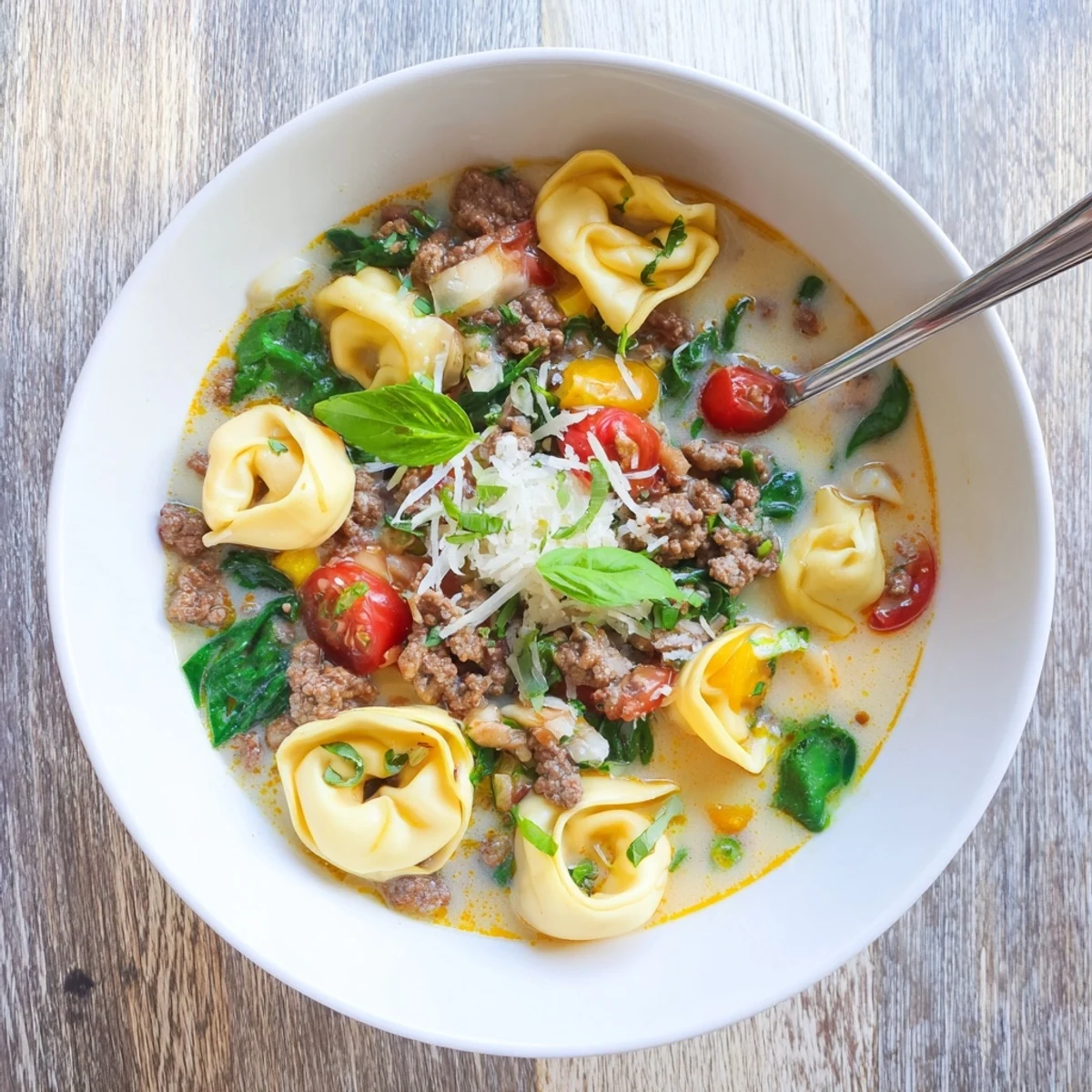 Tortellini Beef Soup