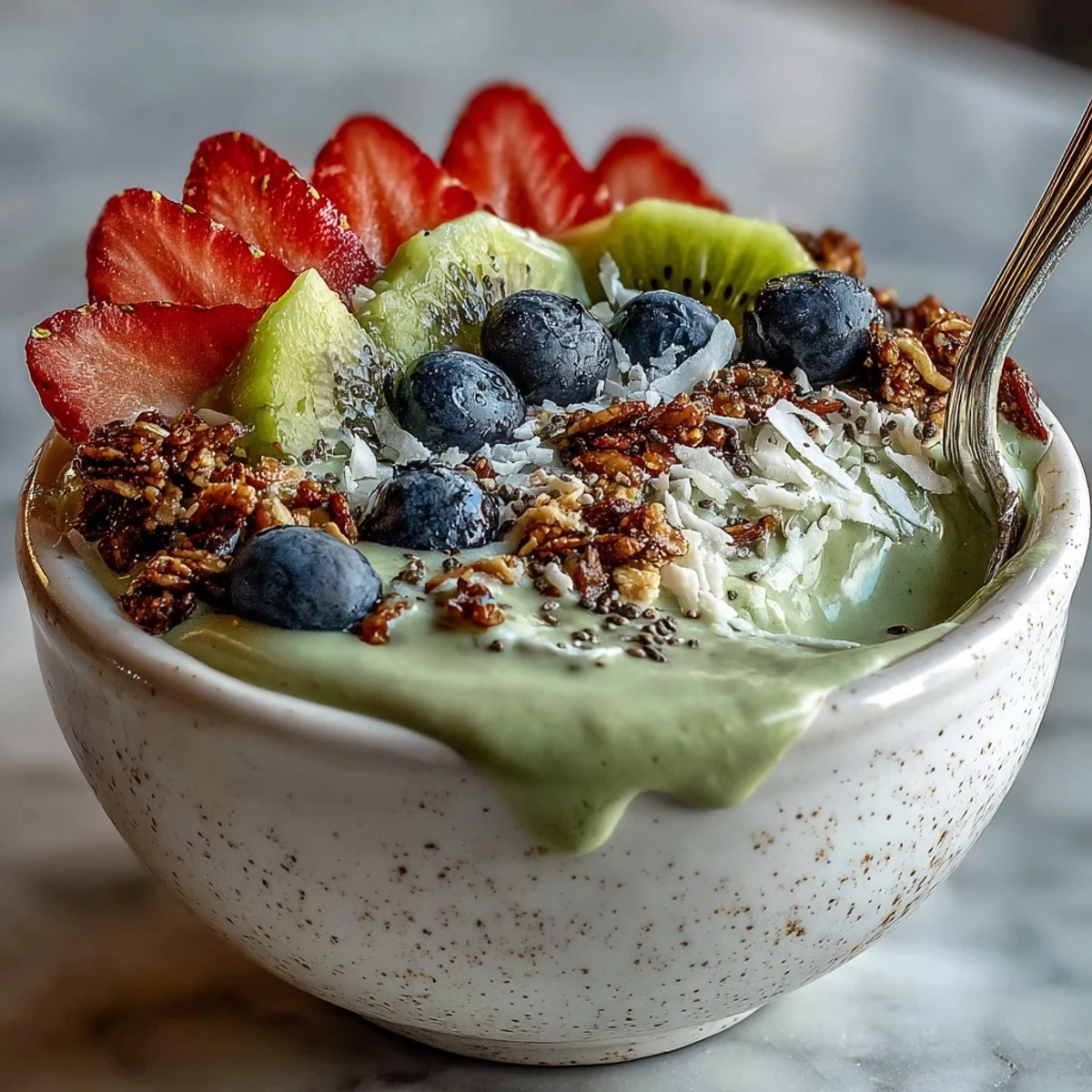 Hojicha Smoothie Bowl