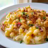 Sheet Pan Mac Cheese Bacon