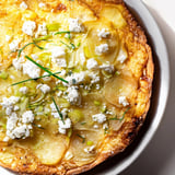 Potato Crust Leek Goat Cheese