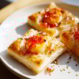 Chili Crisp Honey Brie Bites