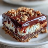 Sweet apple slices dipped in rich chocolate and topped with graham cracker crumbs and gooey marshmallow fluff, perfect for a fun, no-bake dessert.