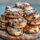 Delicious pumpkin pancake bites, fluffy and spiced, perfect for cozy mornings.