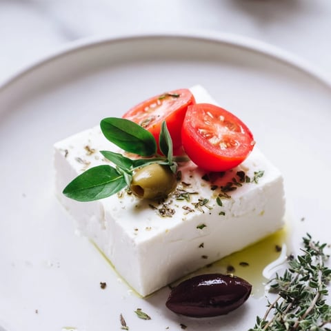 Holiday Cheers Olive and Feta Skewers arranged on a platter, ready for a delicious Mediterranean appetizer.