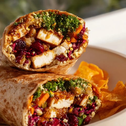 Sweet Chili Tofu Wrap