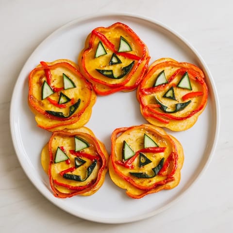 Vibrant Halloween Plate, a roasted Pumpkin Lantern featuring tender roasted vegetables, perfect for sharing.
