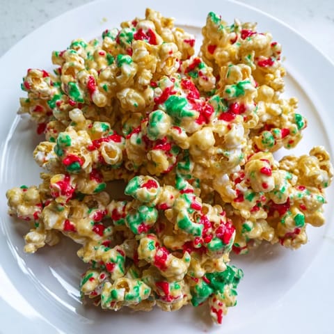 Popcorn Piles with Sprinkles