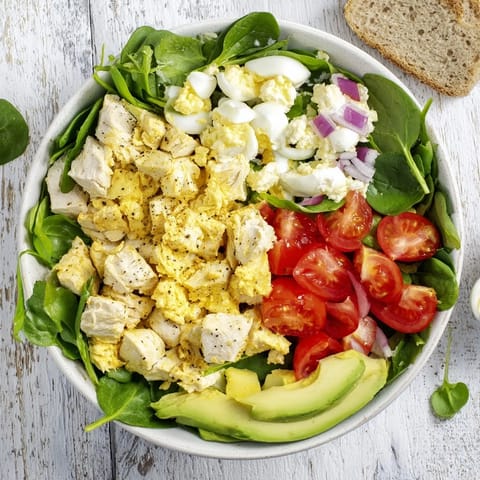 High Protein Chicken Egg Salad #110