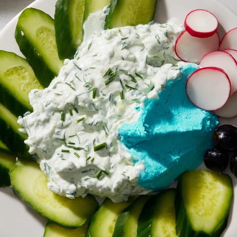 Ocean Blue Fish-Shaped Dip