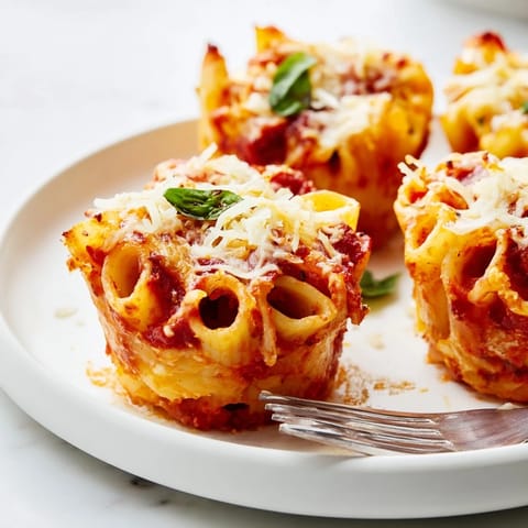 Baked Ziti Cups Delight