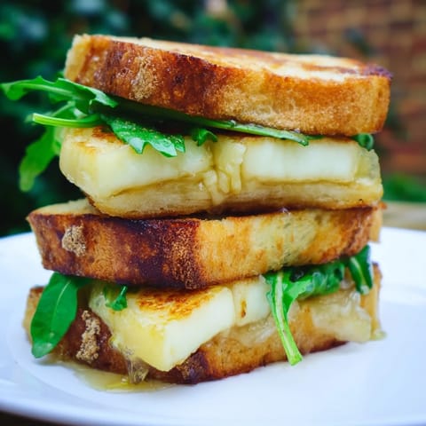 Crispy Halloumi Grilled Cheese