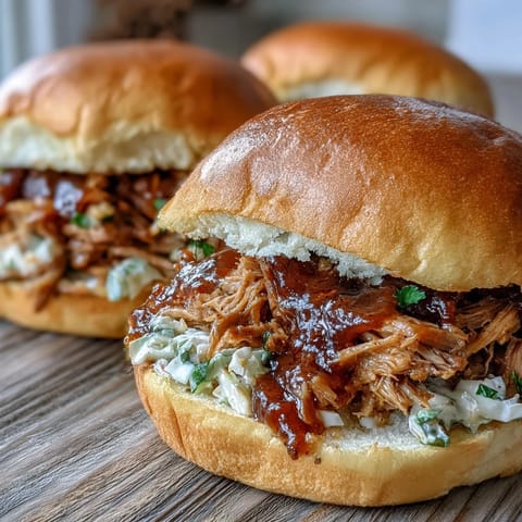 Applesauce Pulled Pork Sandwiches