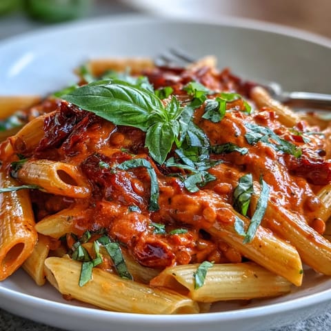 Vegan Creamy Roasted Red Pepper