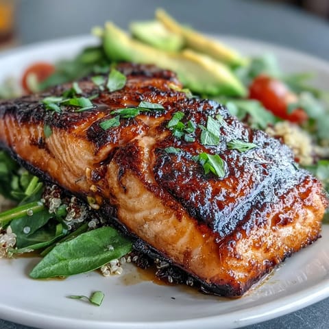 Grilled Salmon Quinoa Bowl