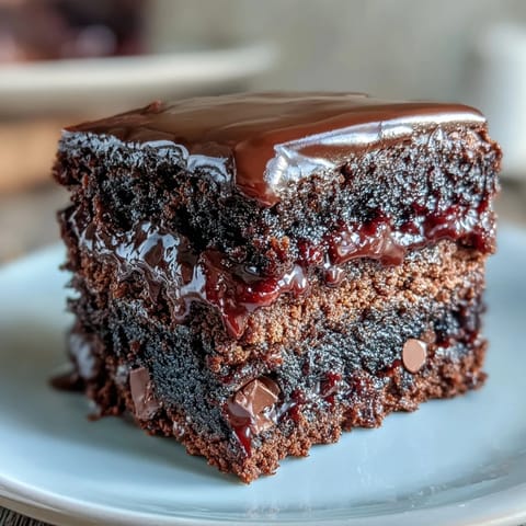 Decadent triple chocolate sourdough brownies with a rich, chewy texture and deep cocoa flavor.  