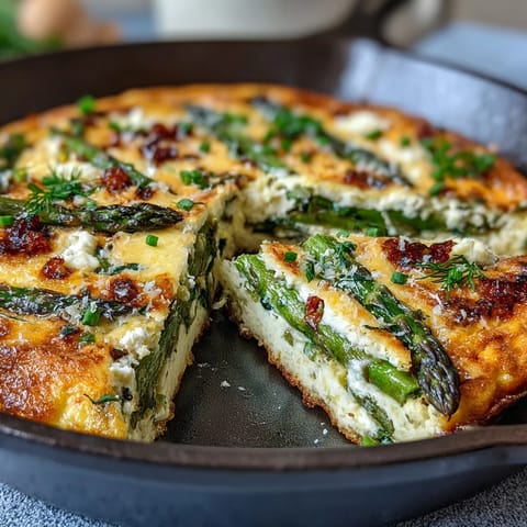 Spring Brunch Frittata Asparagus
