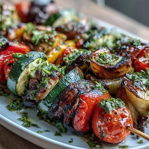 Summer Grilled Veggie Skewers