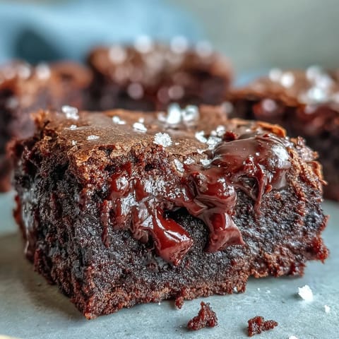 Decadent tahini chocolate brownies with rich dark chocolate and creamy tahini swirl, perfect for dessert lovers.  