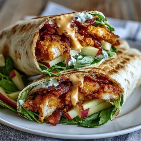 Golden brown crispy chicken apple cheddar wraps, a perfect lunch delight.