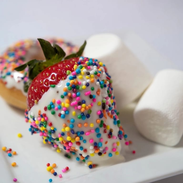 Indulge in this festive Rainbow Sprinkle Party Board, a delightful dessert platter perfect for any celebration.