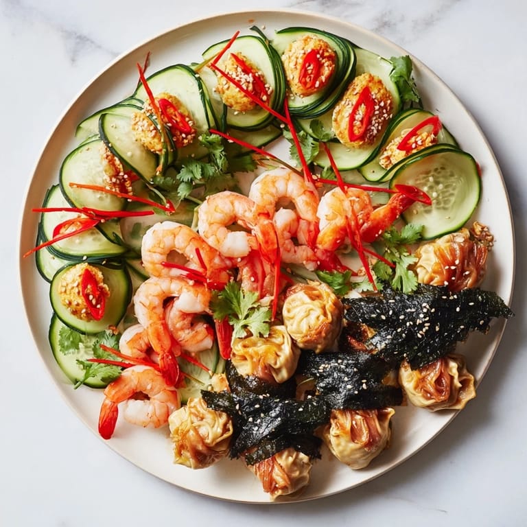 The festive presentation of this Mighty Dragon Lunar New Year Board with Asian-inspired flavors is impressive.