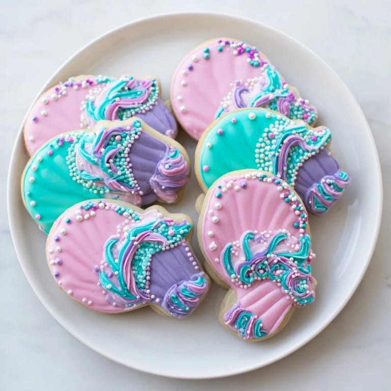 Imagine the shimmering, edible pearls on those charming Seashell Sweets sugar cookies—a delightful treat!