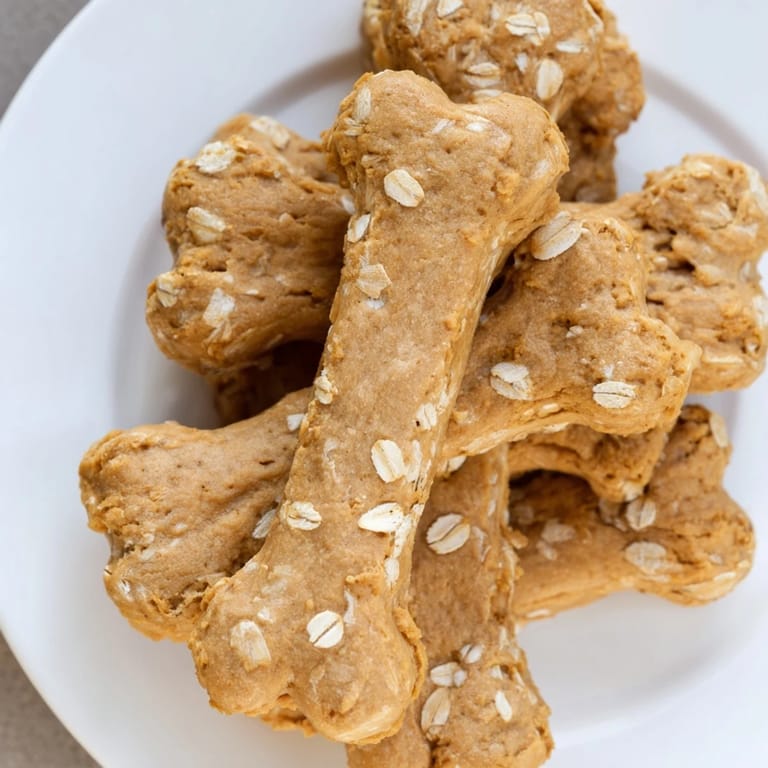 Pile of homemade Pawsitively Good Dog Bone Treats, a healthy and delicious reward for your dog.
