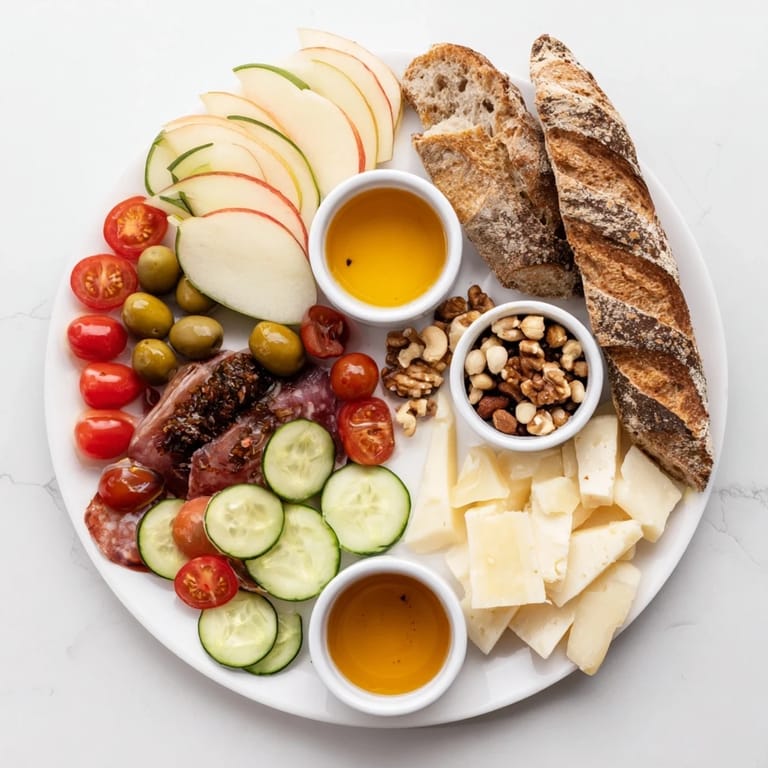 This Planche Montagne Aventure Collation boasts colorful grapes and savory meats, perfect for sharing with friends.