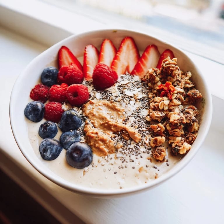 Healthy and refreshing protein ice cream bowls featuring blended banana, yogurt, and your favorite toppings.