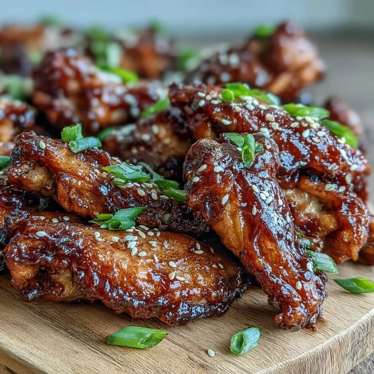 Golden Coca Cola Chicken Wings served family-style on a wooden table alongside fluffy white rice and chopsticks for an easy dinner.