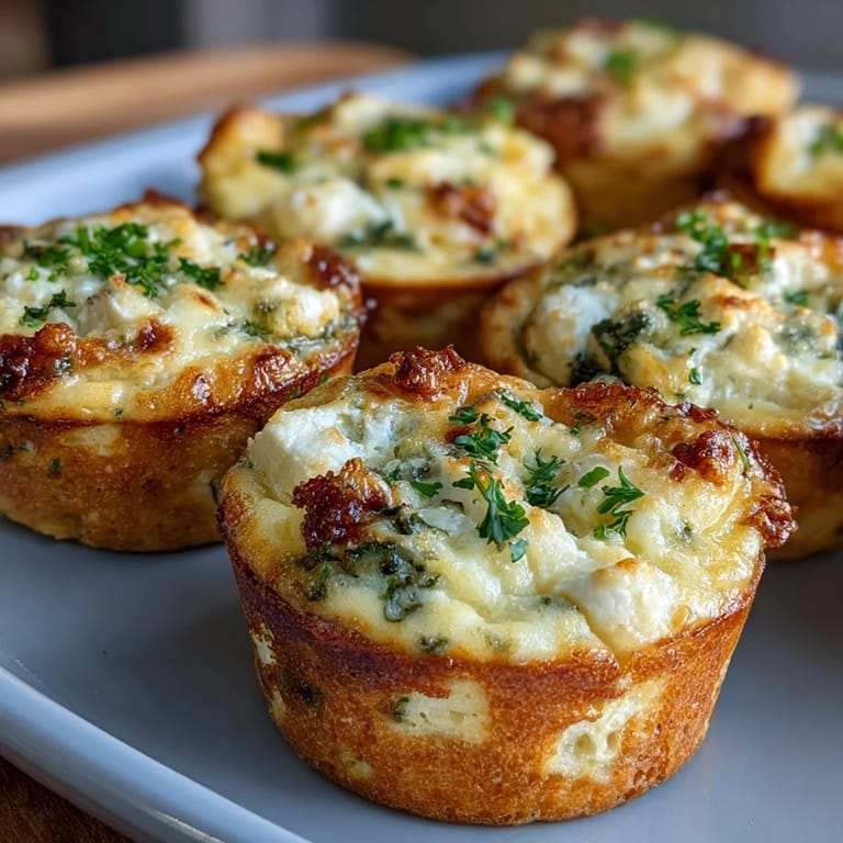 Protein-rich cottage cheese egg bites loaded with colorful vegetables, ideal for quick snacks or a satisfying brunch option.