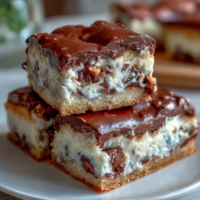 Tender, golden cookie bars infused with clotted cream and studded with white chocolate pieces.