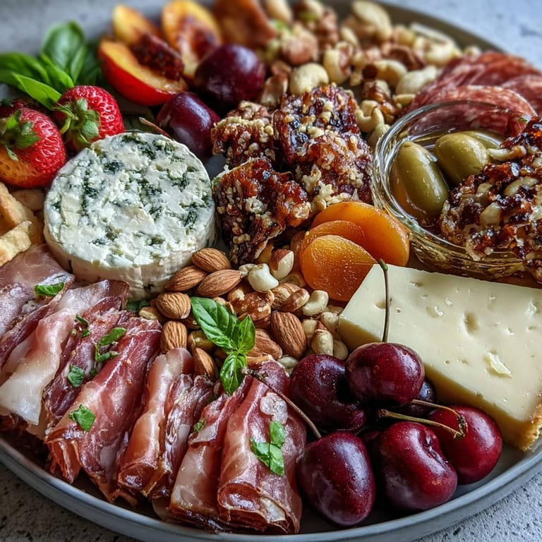 Enjoy this easy summer charcuterie board, a medley of savory and sweet.