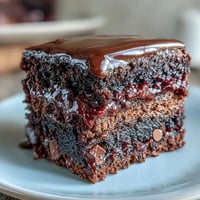 Decadent triple chocolate sourdough brownies with a rich, chewy texture and deep cocoa flavor.  