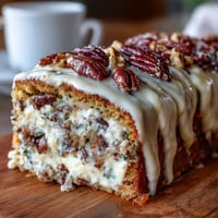 Carrot and Walnut Spring Layer Cake with tangy cream cheese frosting and crunchy walnuts, perfect for seasonal celebrations.